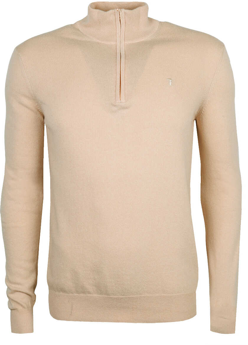 Trussardi Lupetto Zip 32M42INT Beżowy