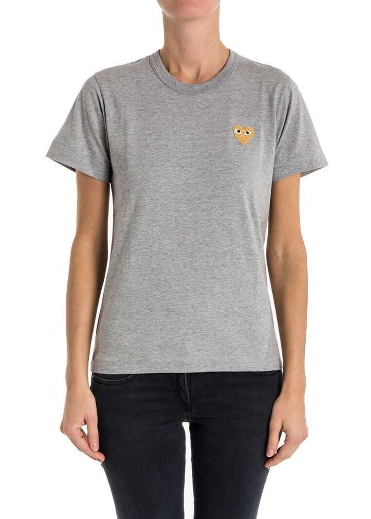 Tricou Comme des Garçons Play Cotton T-Shirt Gray