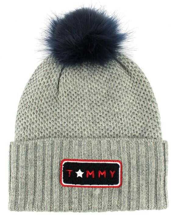 Palarie Tommy Hilfiger Wool Blend Cap Gray