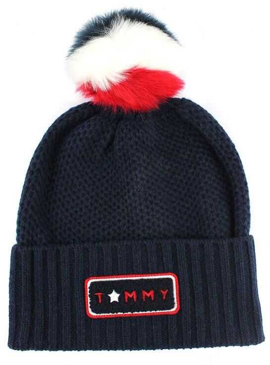 Palarie Tommy Hilfiger Wool Blend Cap Blue