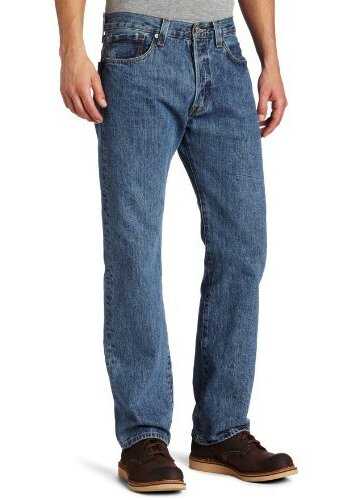 Blug Levi's® Men's 501 Original-Fit Jean Medium Stonewash