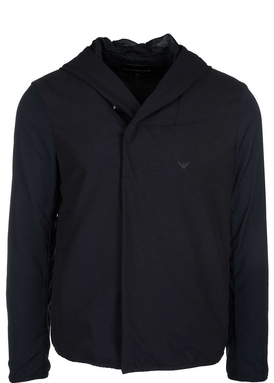 Pardesiu Emporio Armani Blouson Hood Blue
