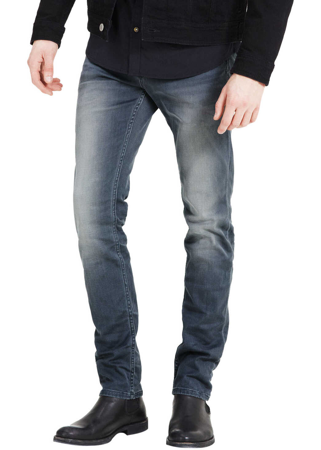 Blug JACK & JONES Tim Leon Men's Fade Out Grey Jeans Grey Denim