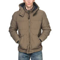 Geci Coast Puffer Men's Jacket In Beige Barbati