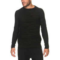 Pulovere Smash Men's Black Melange Sweater Barbati