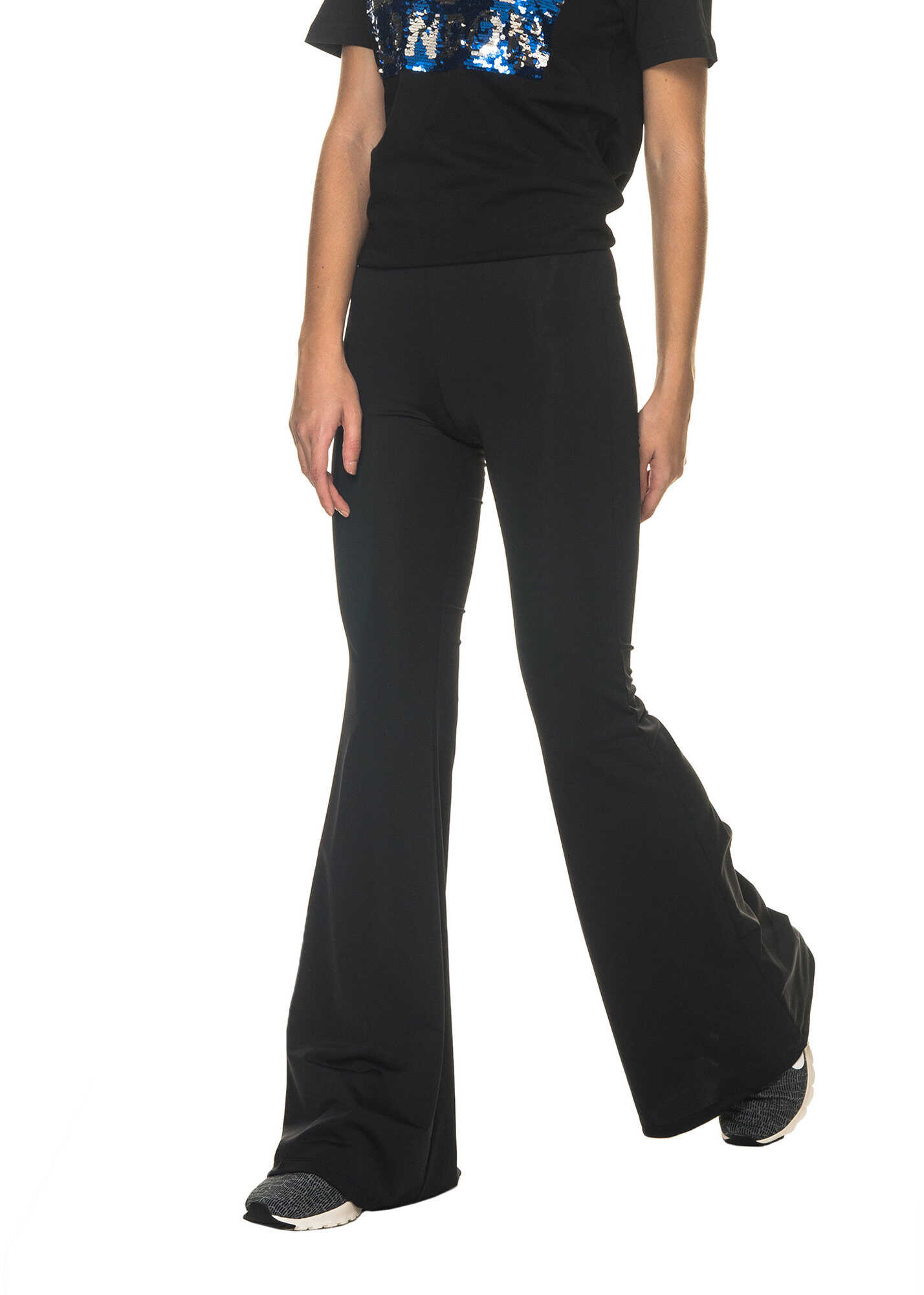 Pantalon LA Dolls Women's Monocolor Black Pants Black
