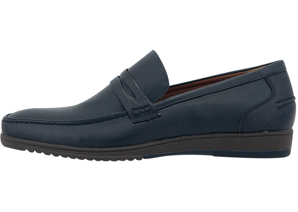 Mocasin Levon Men's Loafers In Blue Color Blue
