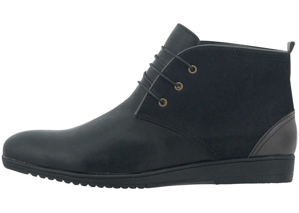 Gheata Levon Men's Booties In Black Color Black