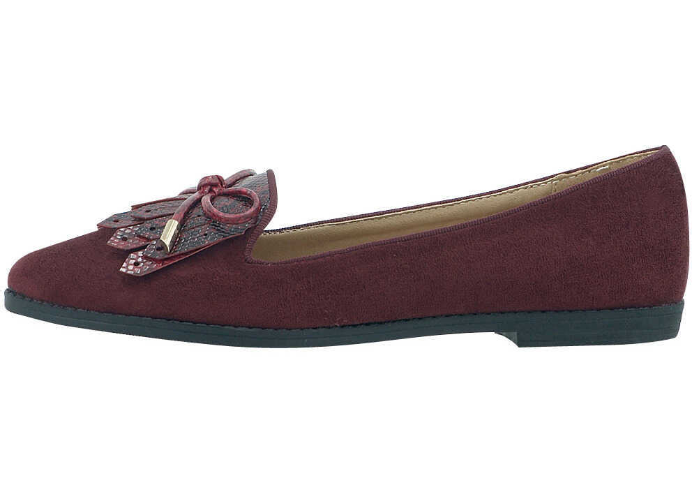 Balerin Louvel Women's Mocassin Louvel In Bordeaux Color Bordeaux
