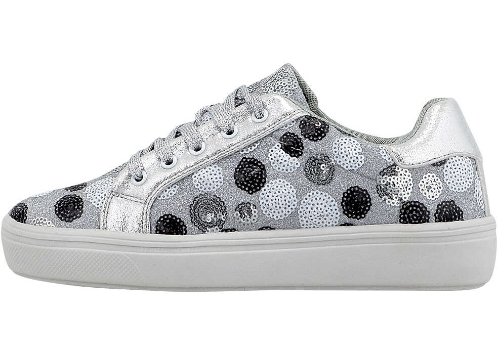 Tenis Louvel Women's Silver Sneakers Silver