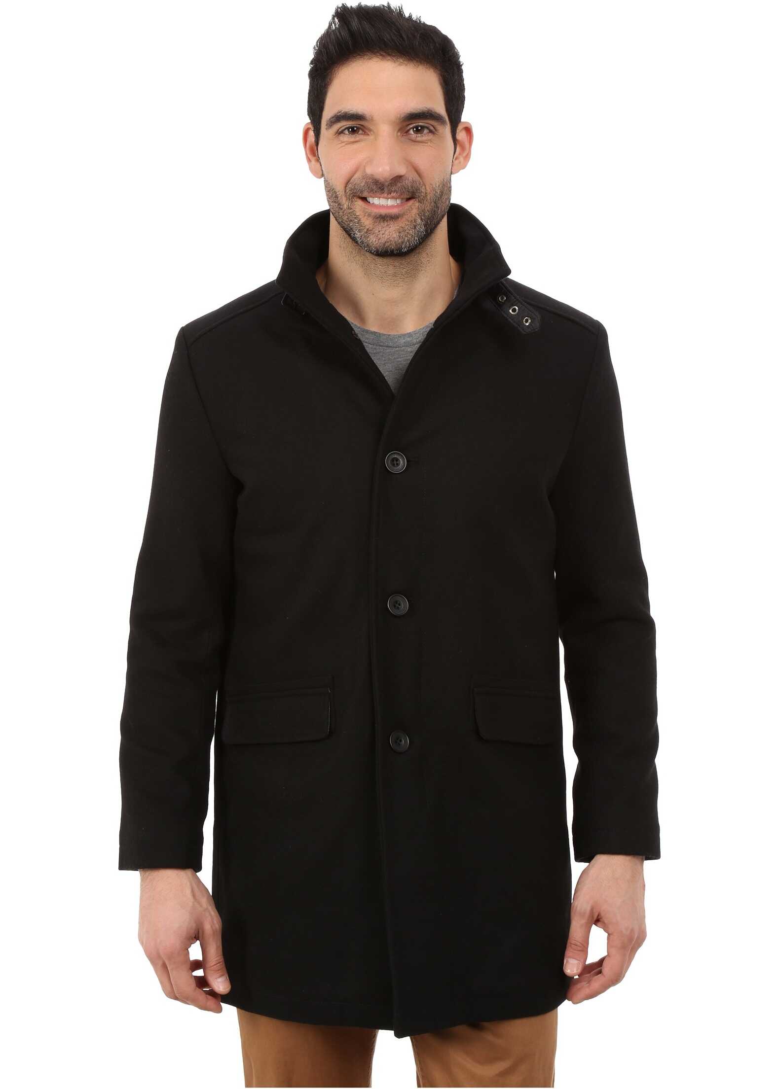 Geaca Kenneth Cole New York Wool Top Coat* Black