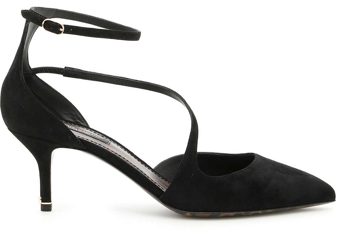 Pantof Dolce & Gabbana Suede Pumps NERO