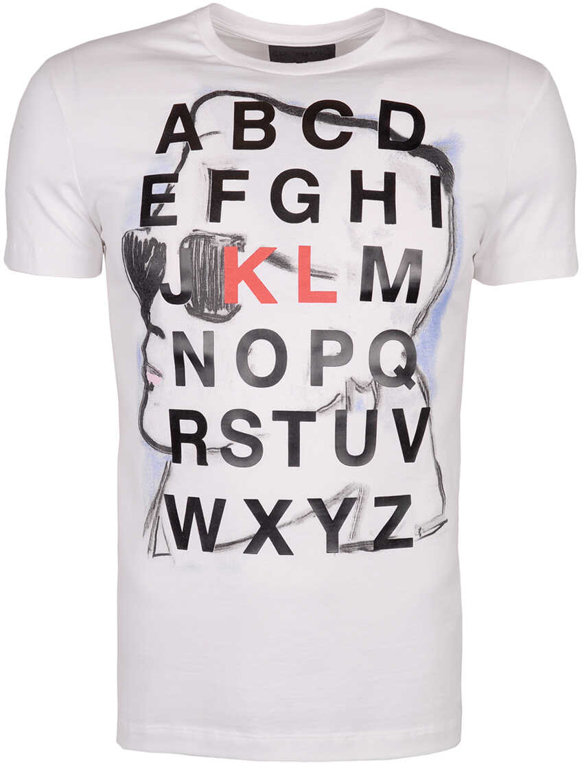 Tricou Karl Lagerfeld T-shirt Biały