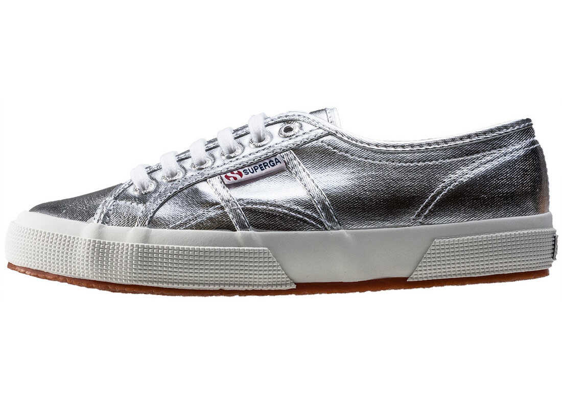 Tenis Superga 2750 Metallic Trainers In Silver* Silver