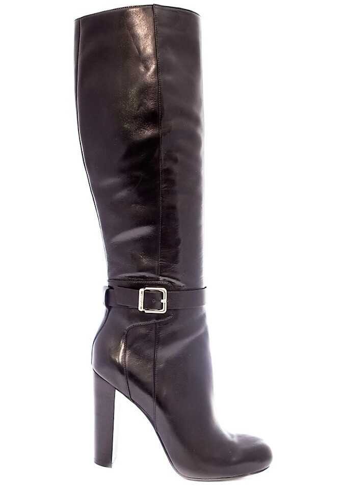 Gheata GUESS Kozaki Damskie Devaina Stivale FLDEV4 LEA11 BLACK* Czarny