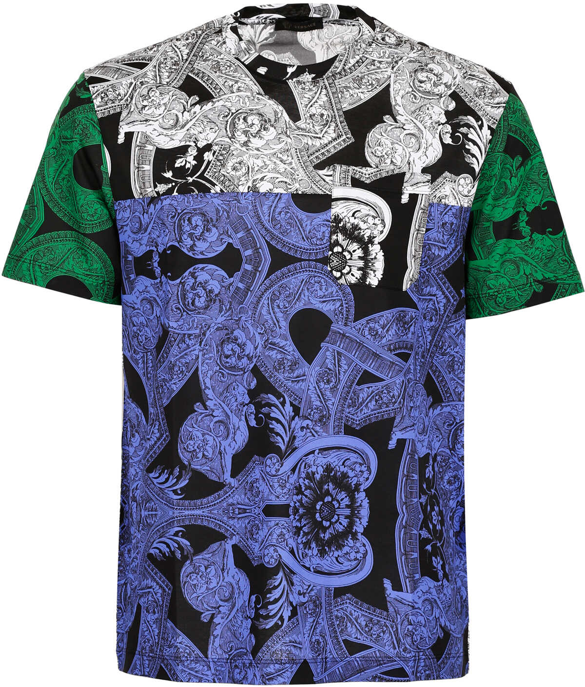 Tricou Versace Printed T-Shirt NERO-BIANCO