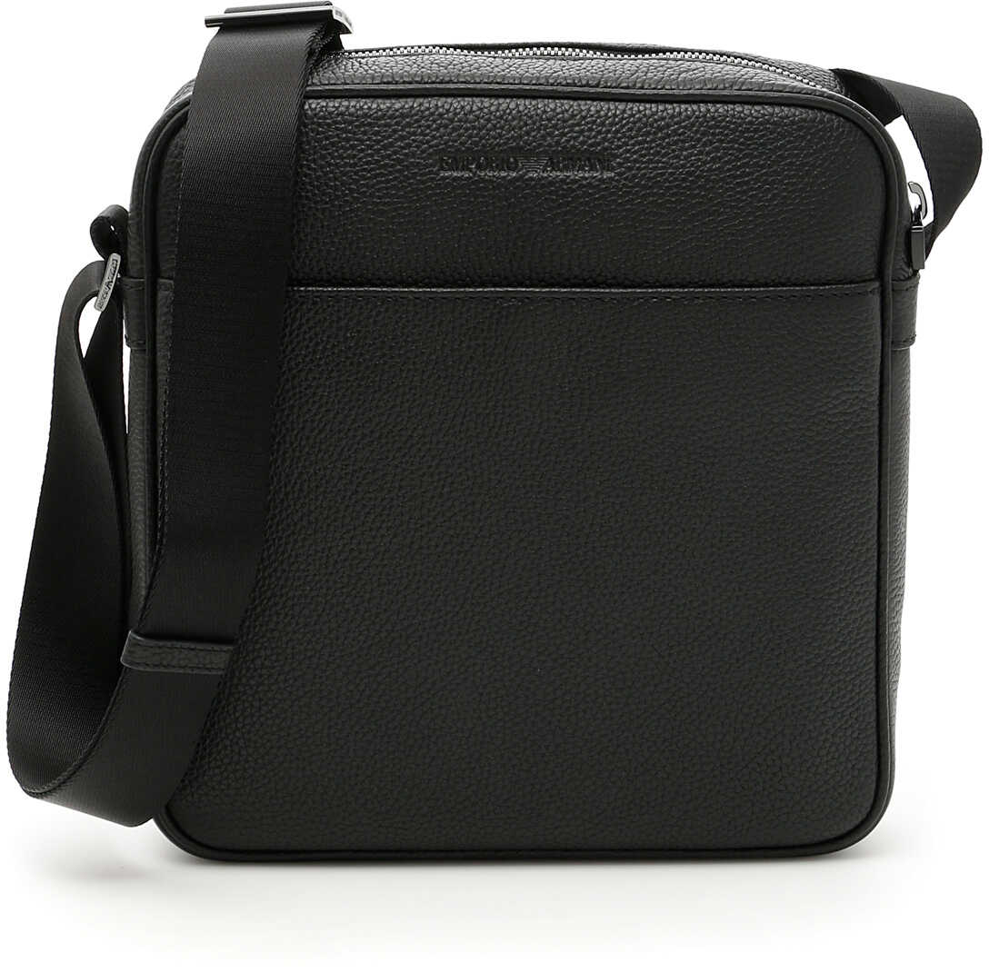 Geanta barbati Emporio Armani Messenger Bag NERO
