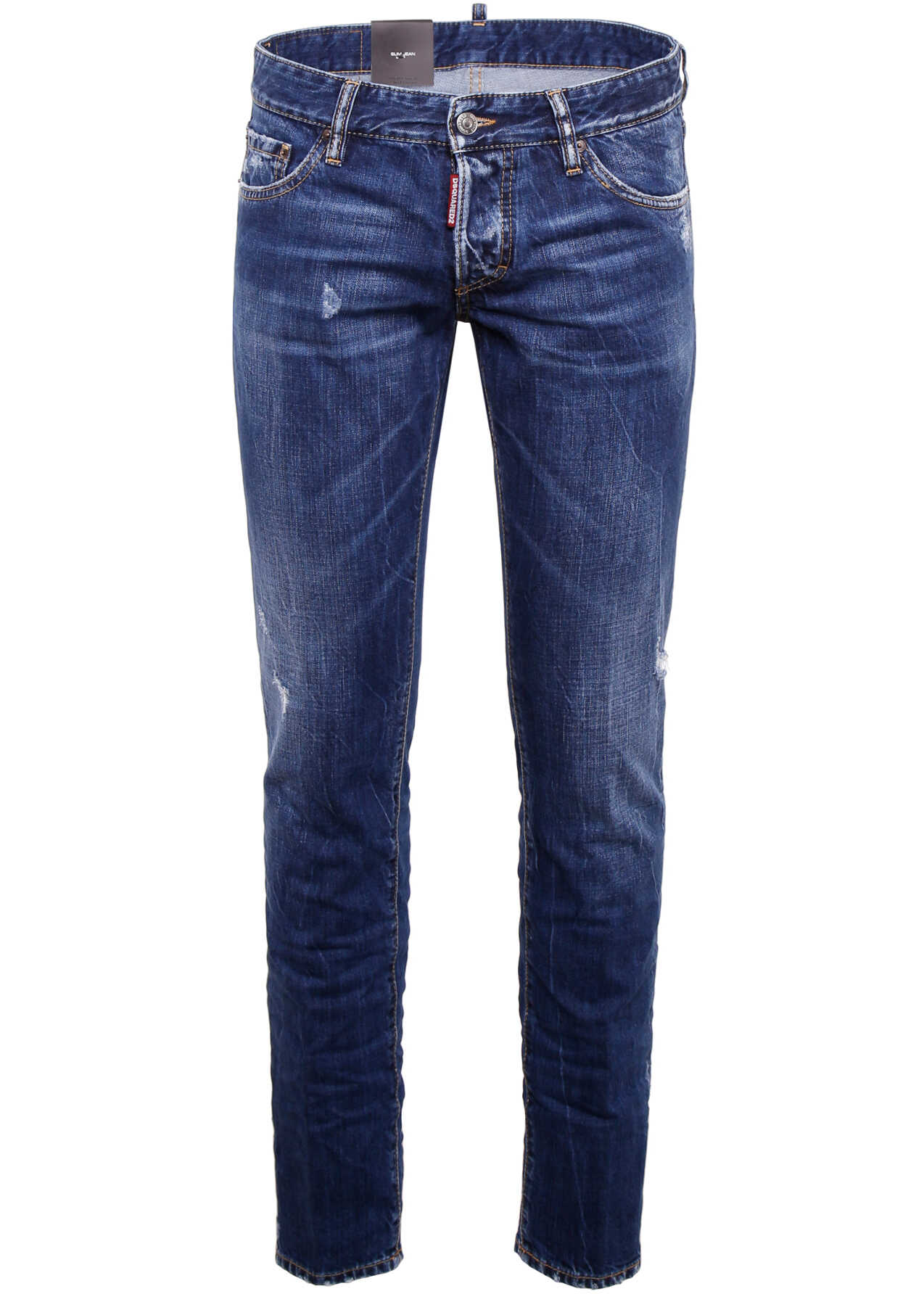 Blug DSQUARED2 Jeans Five Pockets BLUE DENIM