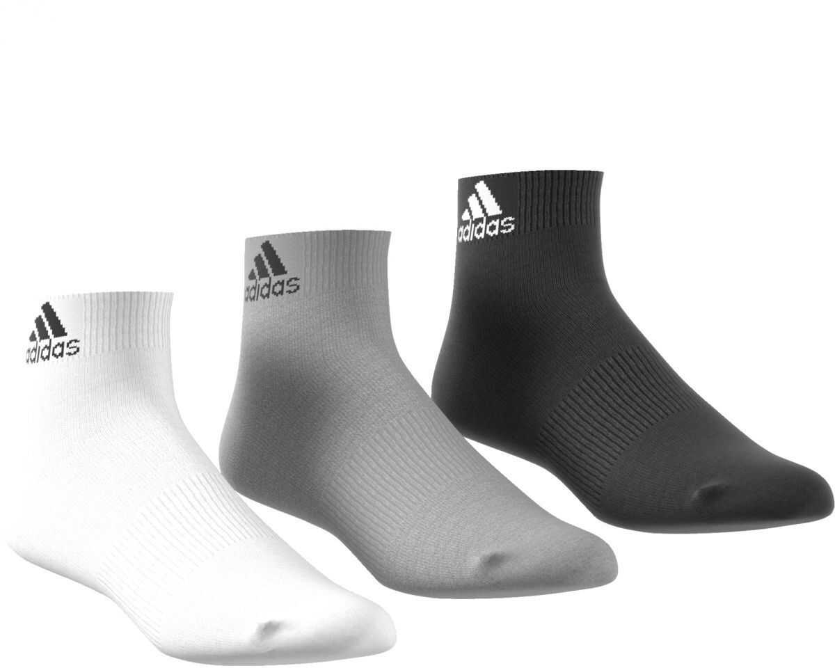 Soseta adidas Per Ankle T 3pp BLACK/MGREYH/WHITE