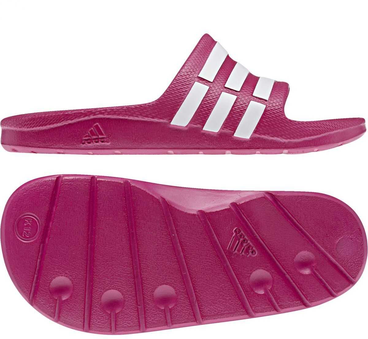 Slap adidas DURAMO SLIDE K PNKBUZ/RUNWHT/PNKBUZ