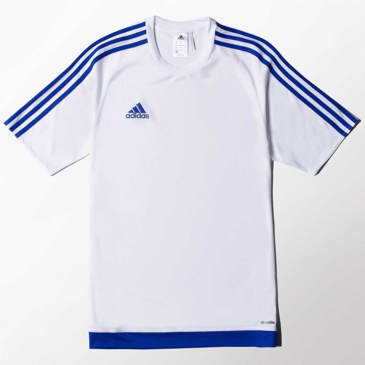 Bluza adidas ESTRO 15 JSY WHITE/BOBLUE