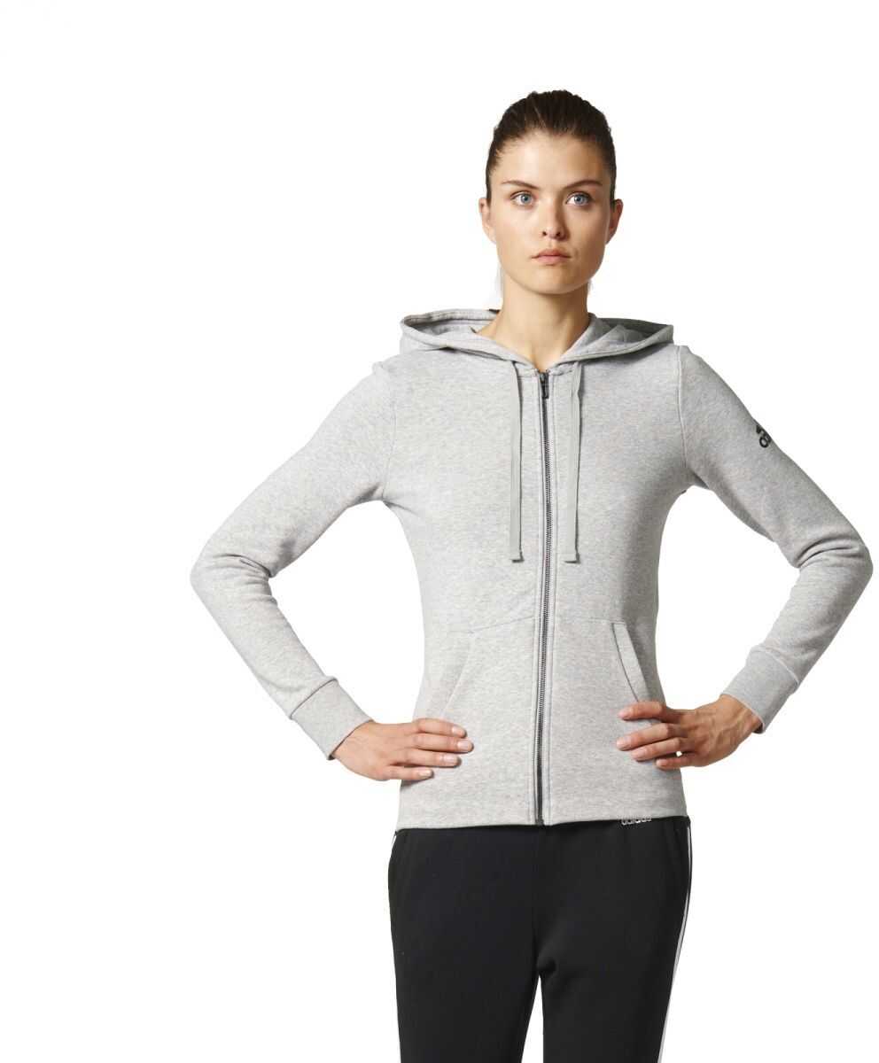 Bluza adidas ESS SOLID FZ HD MGREYH