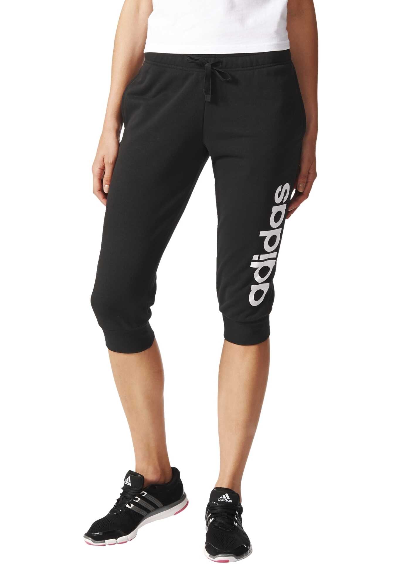 Pantalon adidas ESS LIN 3/4 PT BLACK/WHITE