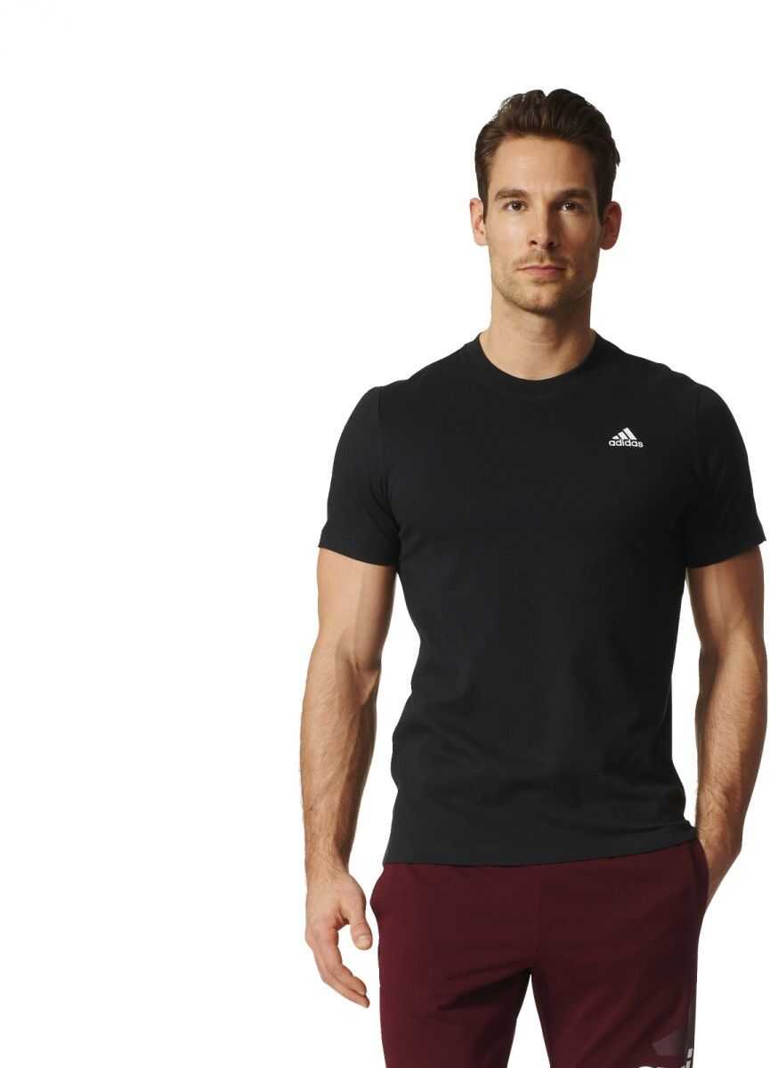 Tricou adidas ESS BASE TEE BLACK/WHITE