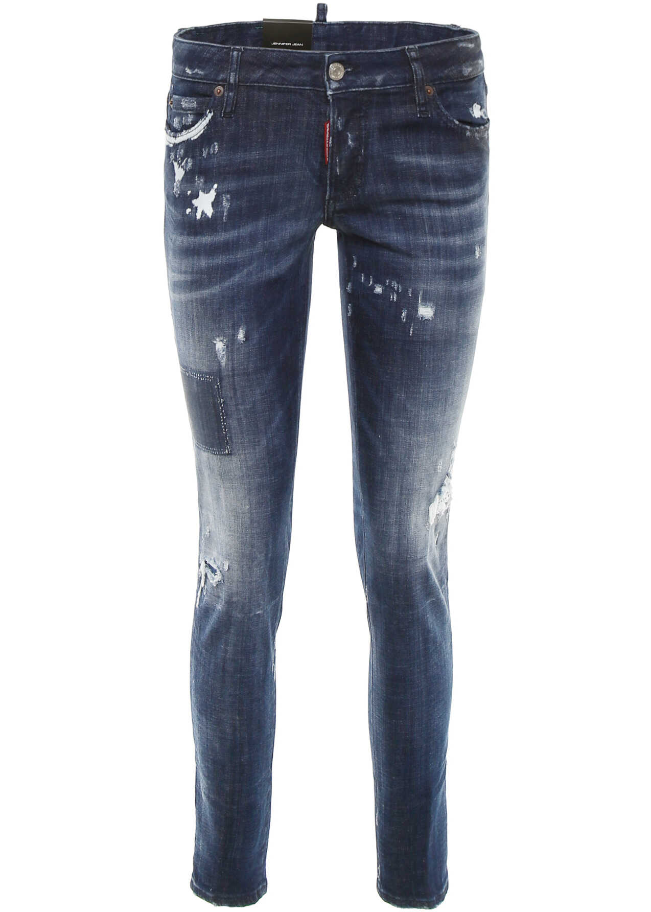 Blug DSQUARED2 Jennifer Jeans With Five Pockets BLUE DENIM