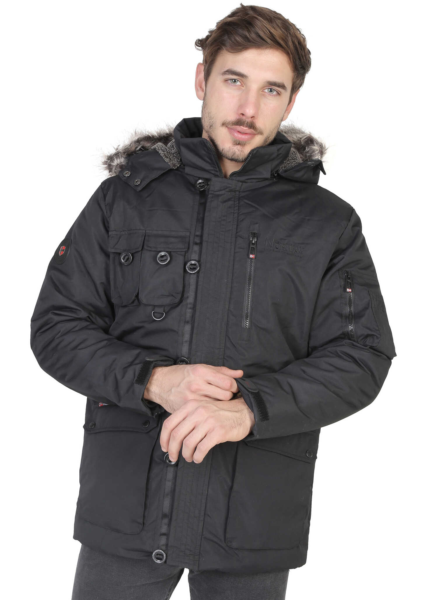 Geaca Geographical Norway Amande_Man Black