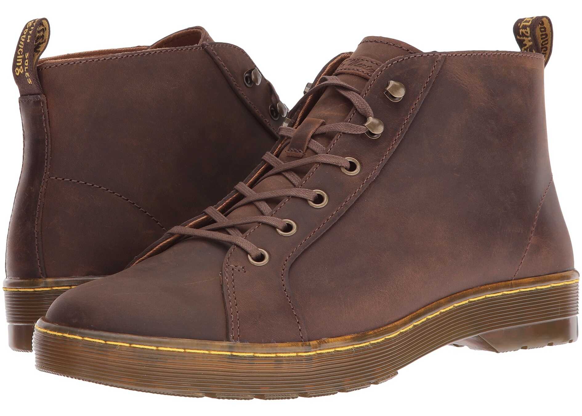Gheata Dr. Martens Coburg 6-Eye Leather LTT Boot Gaucho Crazy Horse