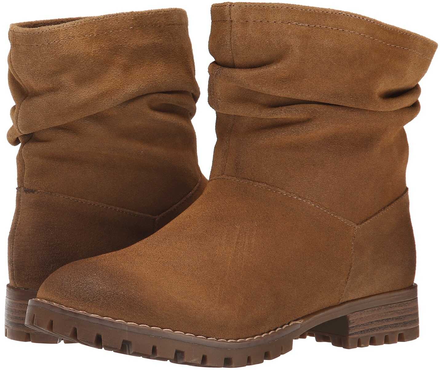 Chinese Laundry Flip Slouch Bootie Dark Camel Burnished