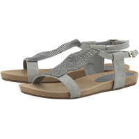 Sandale Women's Grey Anatomical Sandals With Strass Femei