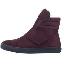 Tenisi & Adidasi Women's Casual Mid Cut Burgundy Sneakers Femei