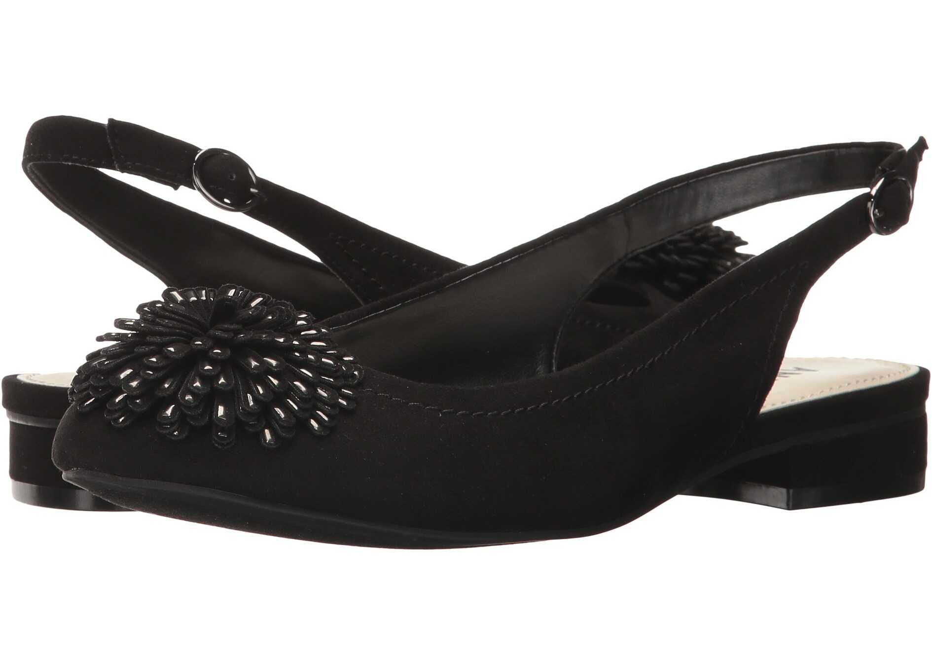Sandala Anne Klein Pheobe Black Fabric