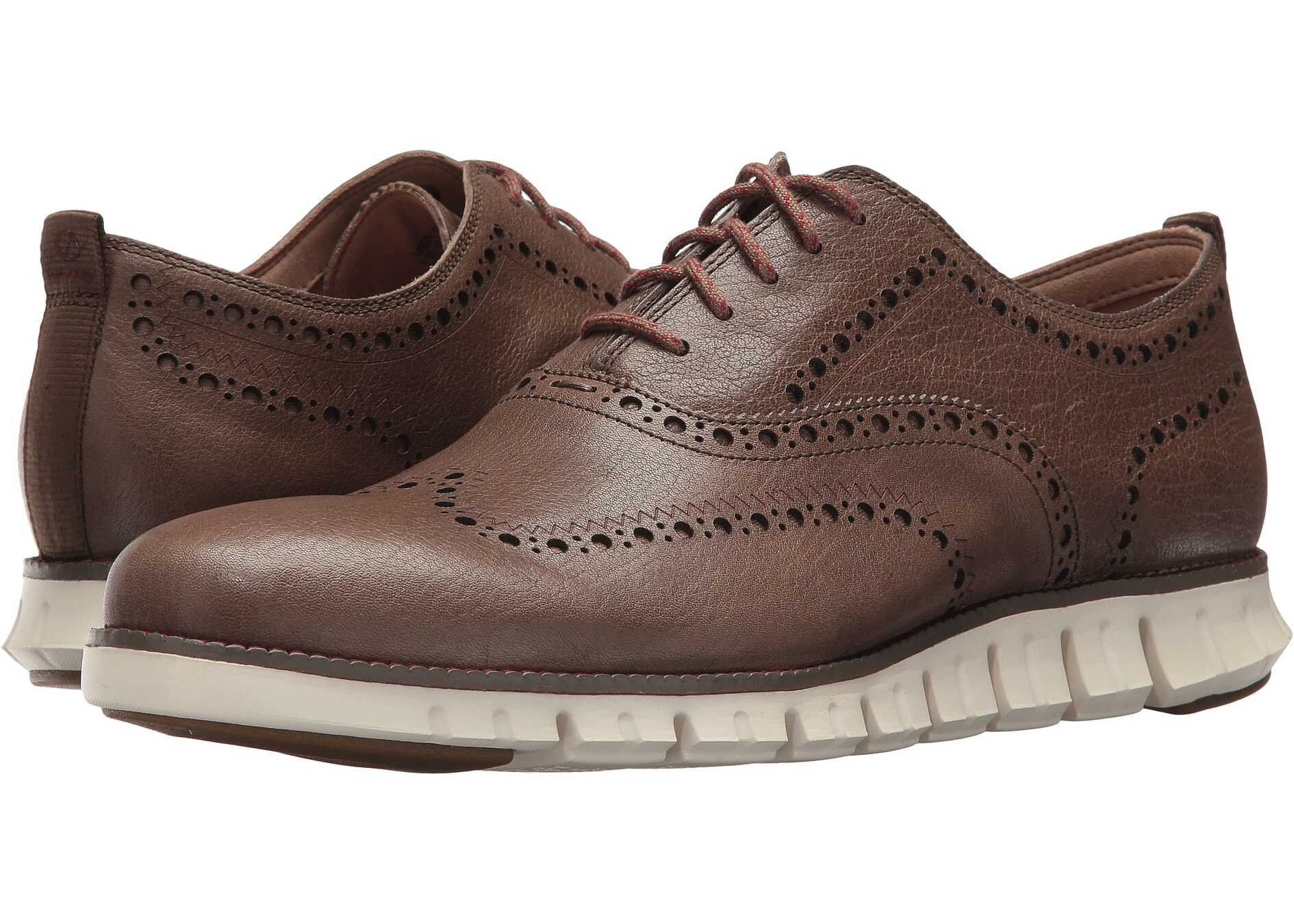Pantof Cole Haan Zerogrand Wing Ox II Morel/Ivory