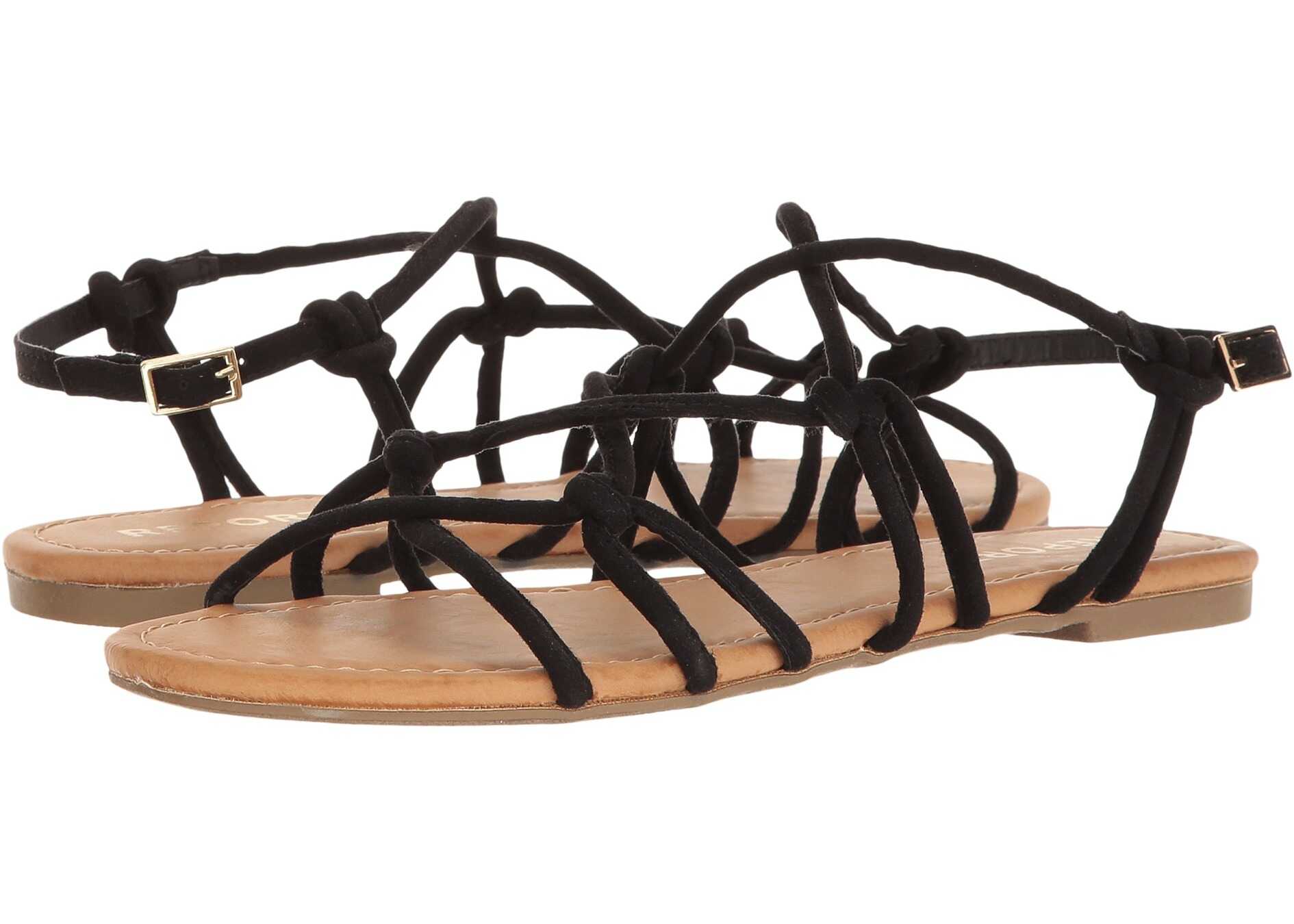 Sandala Report Genny Black Synthetic