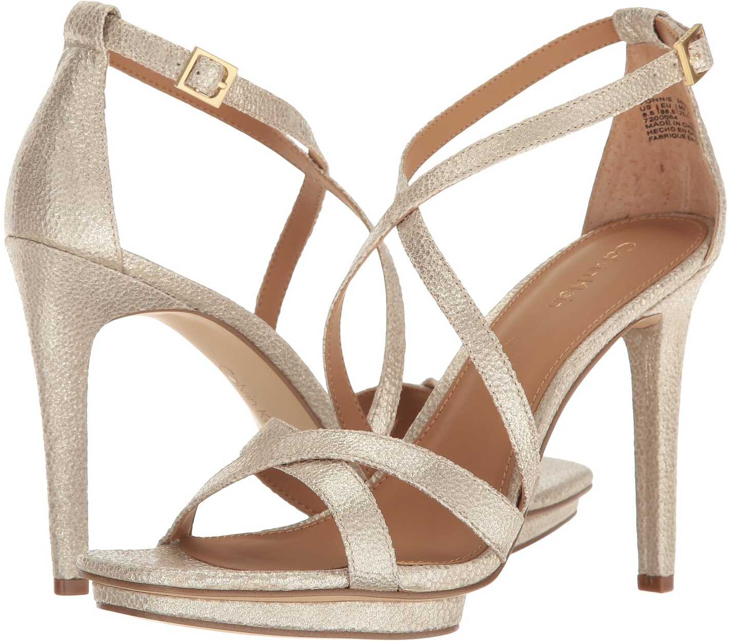 Sandala Calvin Klein Vonnie Sand Pearlized Leather