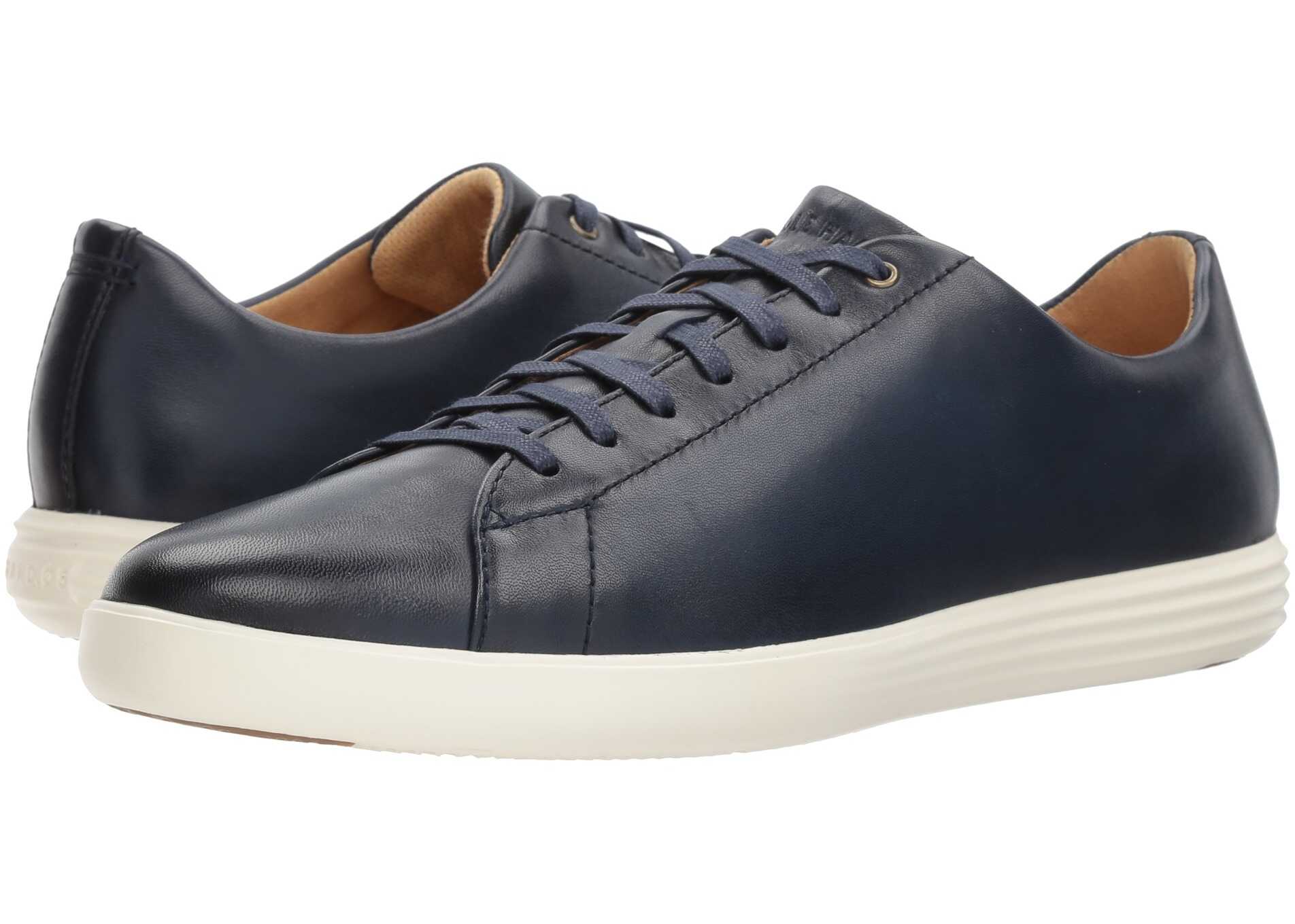 Cole Haan Grand Crosscourt II Navy Leather Burnish