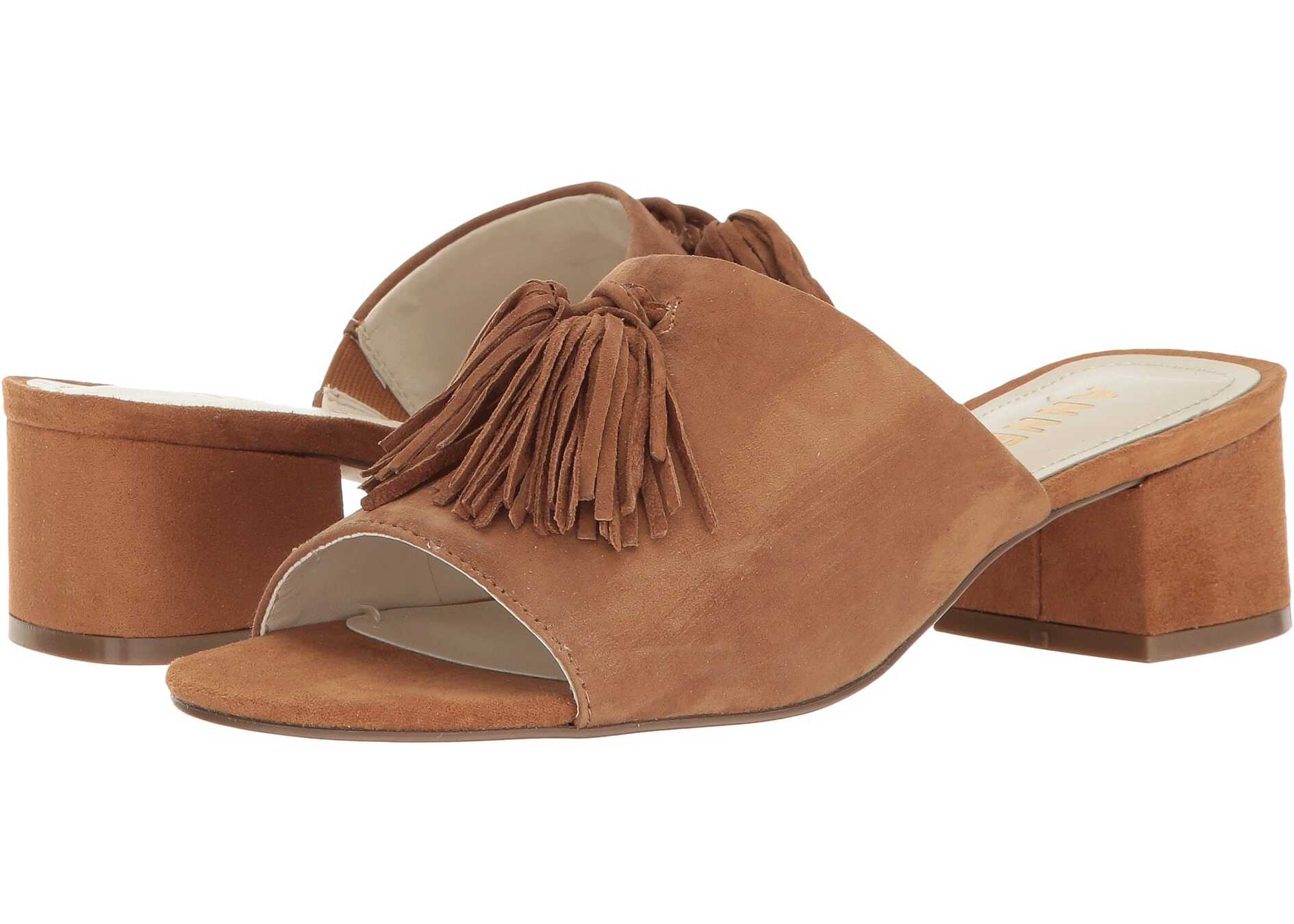 Sandala Anne Klein Salome Dark Natural Suede