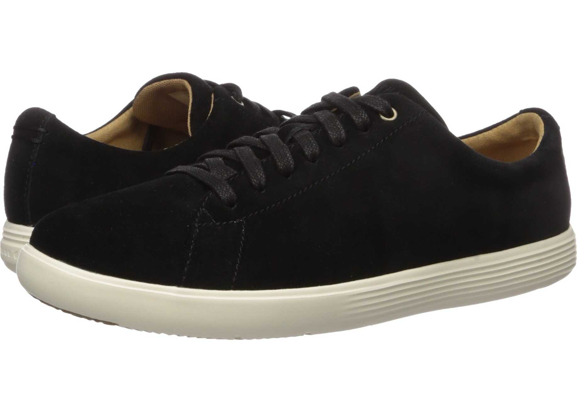 Cole Haan Grand Crosscourt II Black Suede/White