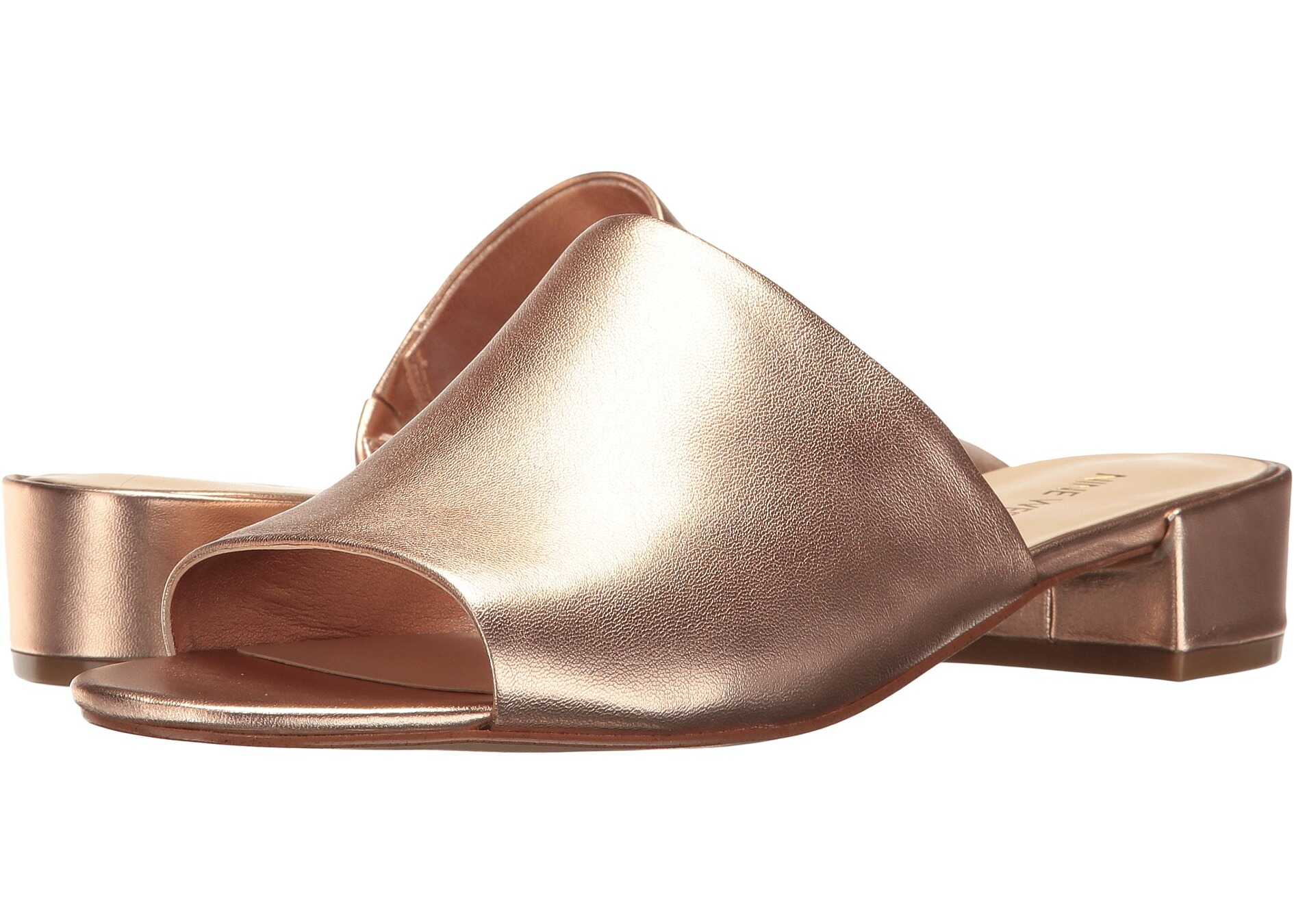 Pantof Nine West Raissa Slide Sandal Pink Metallic