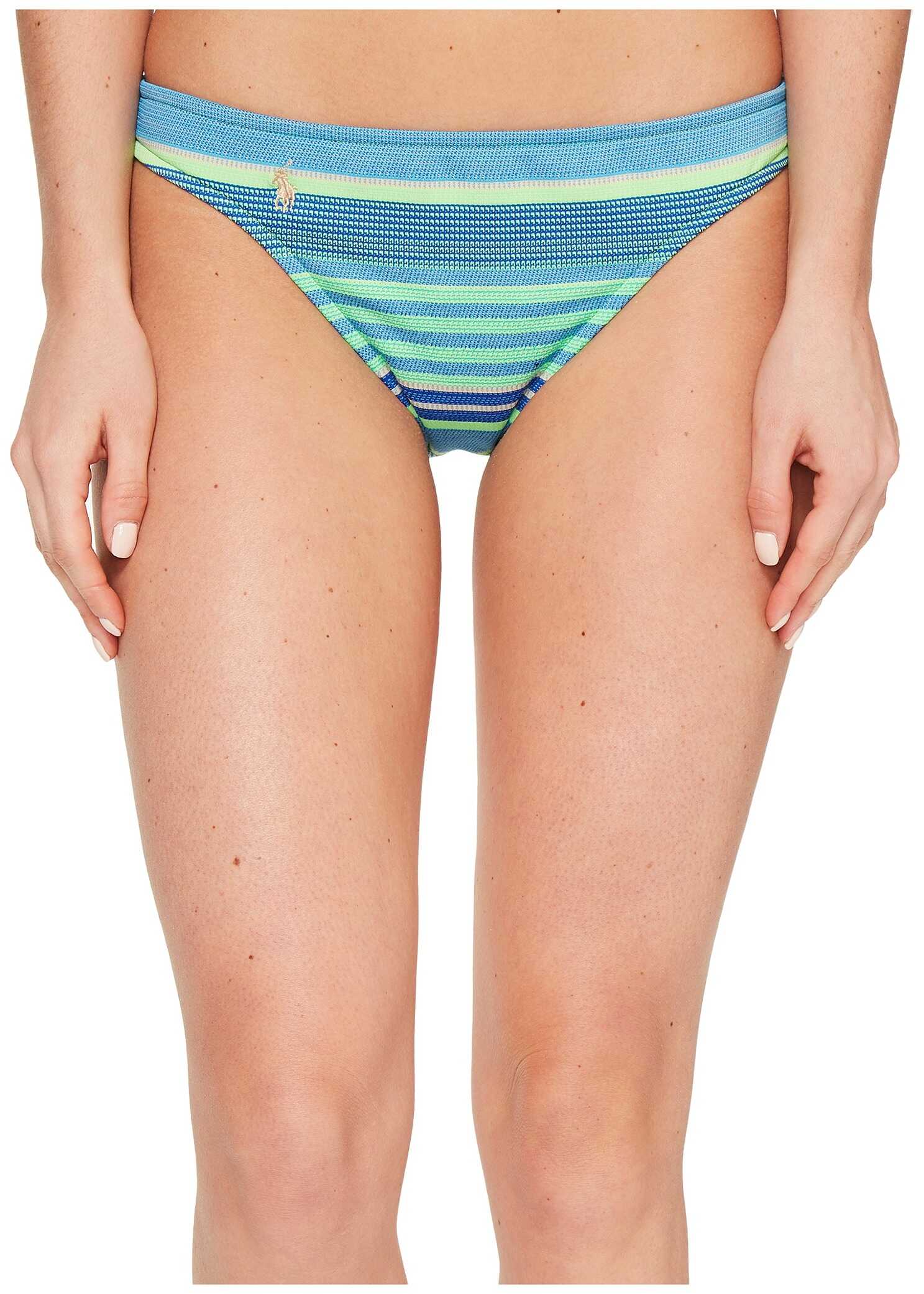 Slip Ralph Lauren Playa Stripe Taylor Hipster Bottom Turquoise