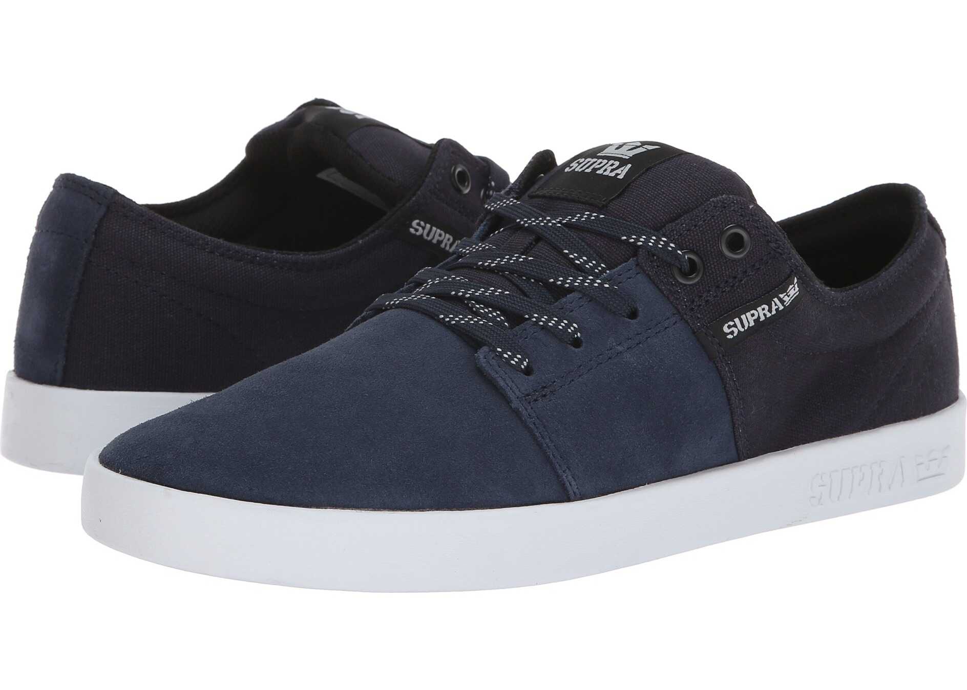 Supra Stacks II Navy/White/White