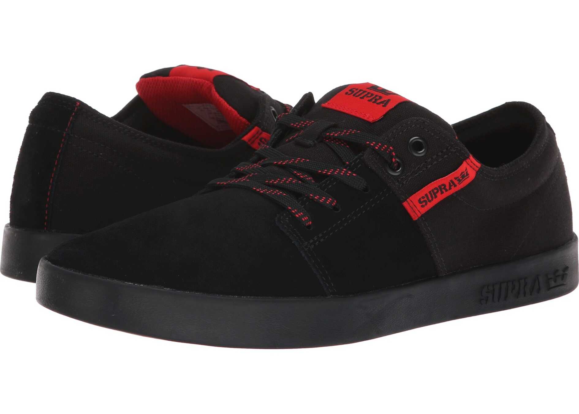 Supra Stacks II Black/Risk Red/Black