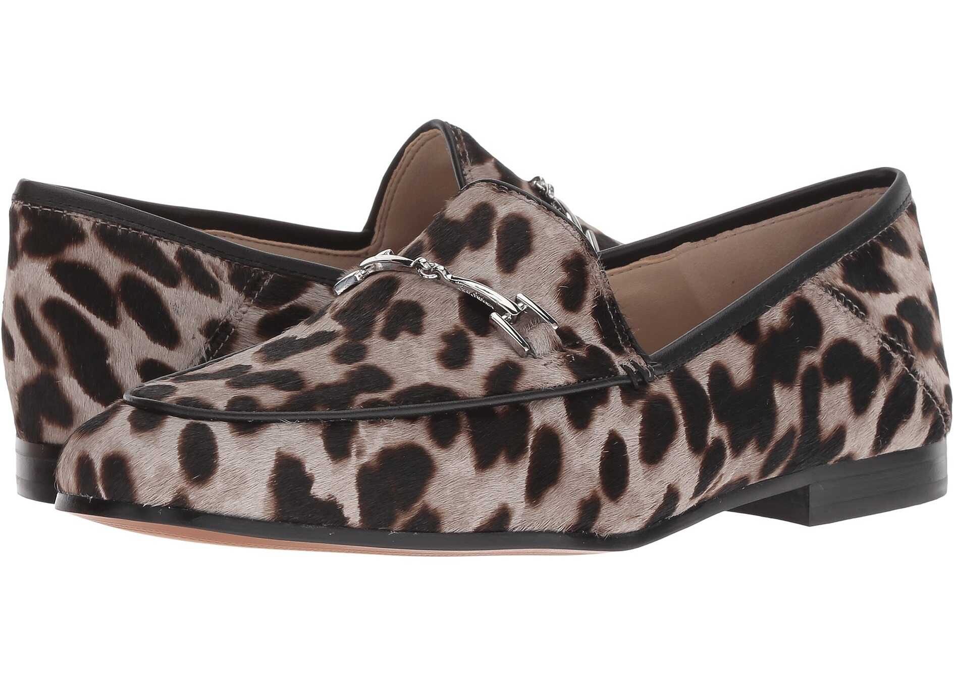 Sam Edelman Loraine Loafer Grey Multi Clouded Leopard Brahma Hair