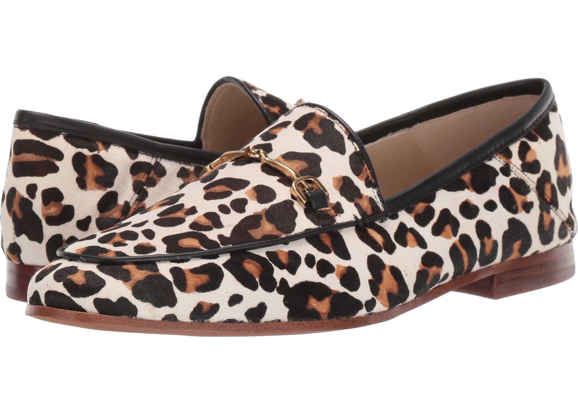 Sam Edelman Loraine Loafer White/Brown Multi Pop Leopard Brahma Hair