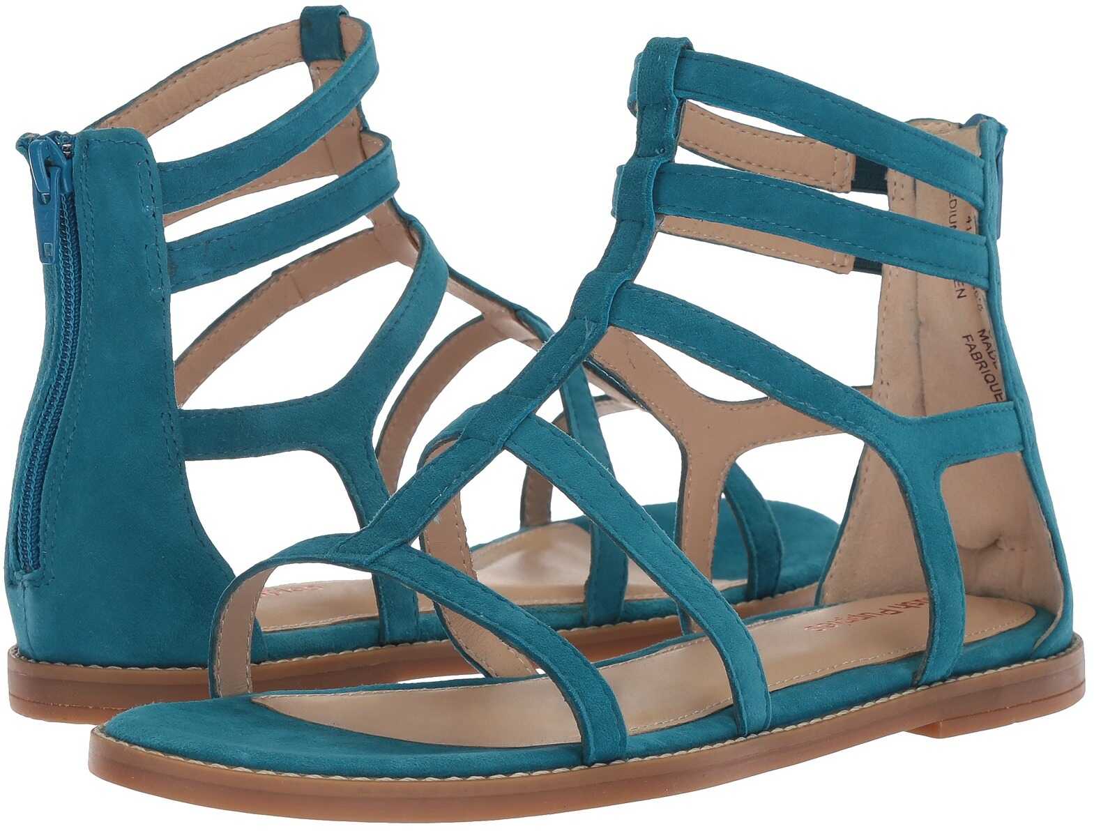 Sandala Hush Puppies Abney Chrissie Lo Celestial Blue Suede