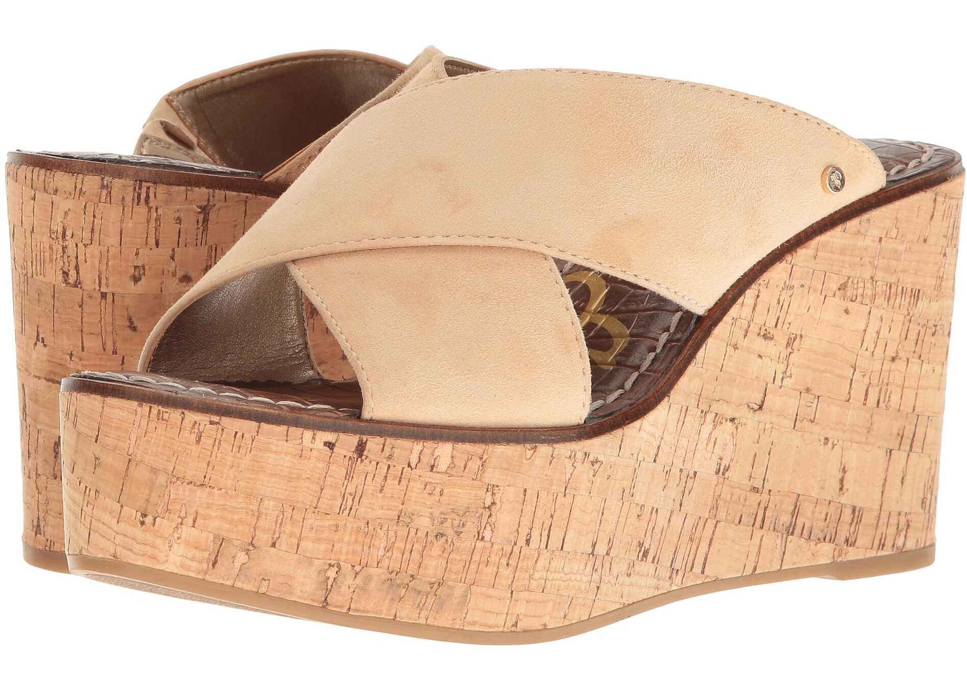 Sandala Sam Edelman Darlene Natural Naked Kid Suede Leather