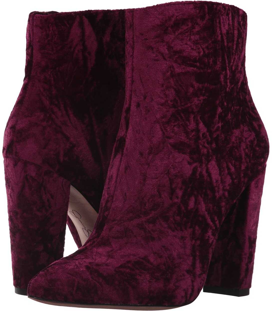 Jessica Simpson Teddi Plumberry Crushed Velvet/Stretch